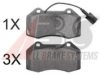 A.B.S. 37688 OE Brake Pad Set, disc brake